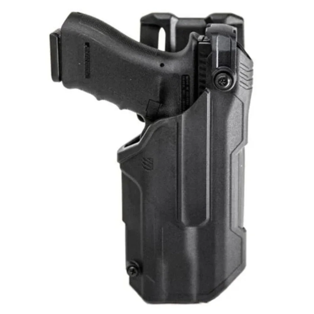 BlackHawk T-Series L2D Holster RH Black TRL 1/2 for Glock 17/19/22/23/31 FLW284